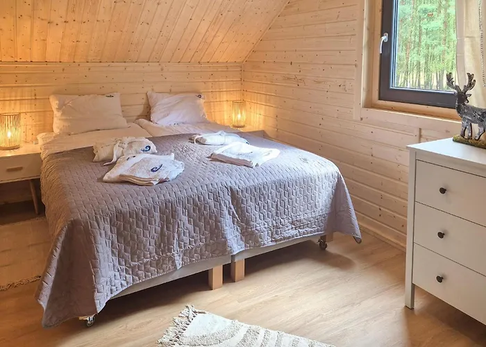 Casa de Férias Gorgeous In With Sauna Nowe Warpno