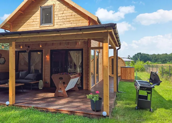 Casa de Férias Gorgeous In With Sauna Nowe Warpno